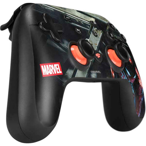 Marvel Spiderman New Suit Spiderman Google Stadia Controller Skin